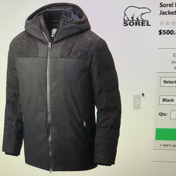 sorel down coat